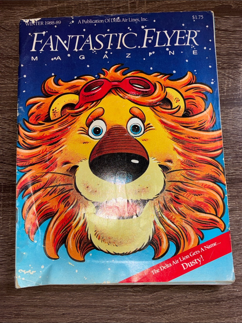 Vintage  Delta Airlines Winter 1988-89 Fantastic Flyer Magazine Memorabilia